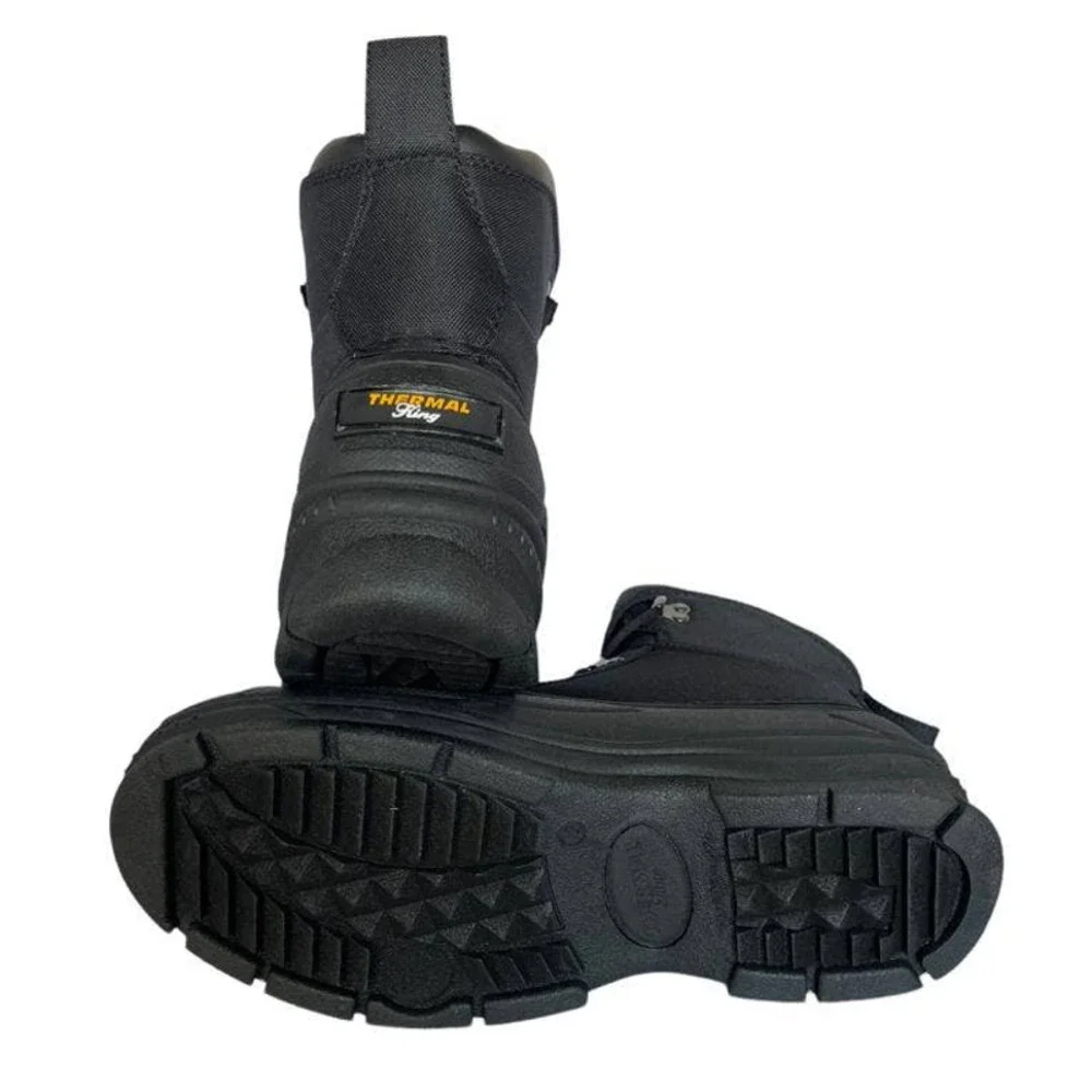 💎✨SEASONAL SALE✨💎 Thermal king JON Black Men's Boots - Picture 4 of 8